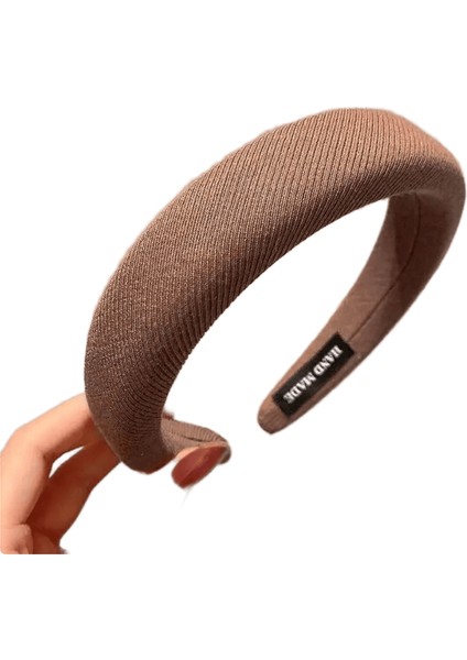 Katı Geniş Saç Bant Çember Vintage Yumuşak Elastik Head Bandı Kız Çerçeve Saç Bandı Moda Moda 4 (Yurt Dışından)