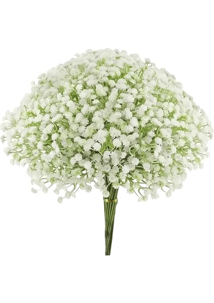 30 Adet Yapay Bebek Nefesi Çiçekleri Gerçek Dokunuş Gypsophila Düğün Gelin Nişan Ev Süsleme Oda Dekorasyonu Uygunrenk:beyaz (Yurt Dışından)