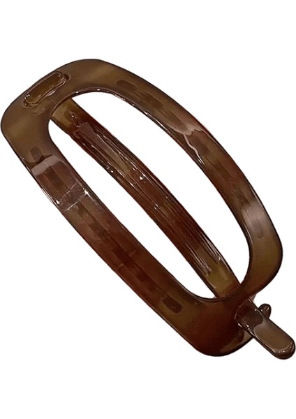 Vintage Katı Içi Boş Oval Basit Bükülme Saç Klipleri Mizaç Saç Süsü Kafa Bandı Saç Tokası Moda 03 (Yurt Dışından)