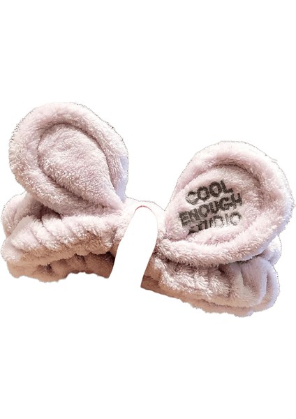 Yı Yüz Saç Tutucu Saç Bantları Yumuşak Sıcak Coral Polar Yay Hayvan Kulakları Kafa Bandı Türban Moda Mor Yay (Yurt Dışından)