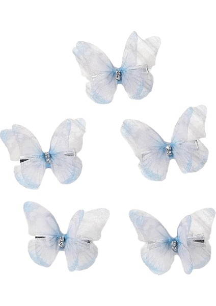 5pcs/set Sevimli Örgü Çift Katmanlı Simülasyon Saç Tokaları Güzel Prensesli Gradyan Tavır Klipleri 4802-17 (Yurt Dışından)
