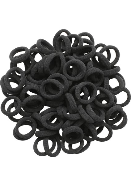 100/200PCS li Naylon Elastik Saç Bantları At Kuyruğu Küçük Saç Kravat Kauçuk Bantları Scrunchie ler 4/boyut100 Pcs (Yurt Dışından)
