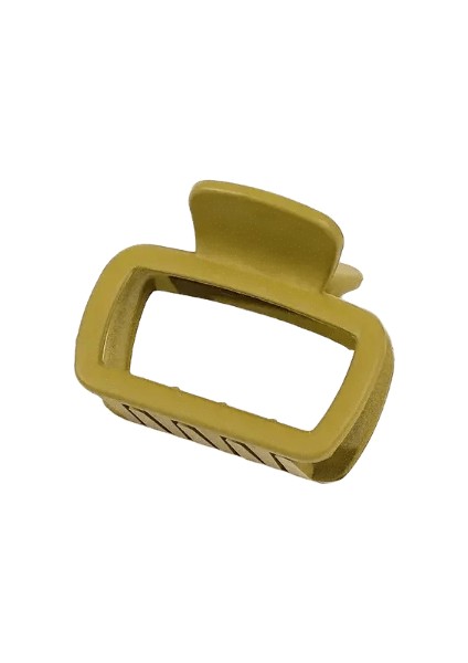 Küçük Saç Pençe Klipleri 5.2cm Kare Yüksek At Kuyruğu Klip Kelepçesi Korece Korece Mat Kaymaz Saç Stil Jie Green (Yurt Dışından)