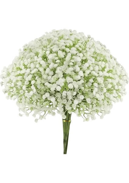 30 Adet Yapay Bebek Nefesi Çiçekleri Gerçek Dokunuş Gypsophila Düğün Gelin Nişan Ev Süsleme Oda Dekorasyonu Uygunrenk:beyaz (Yurt Dışından)