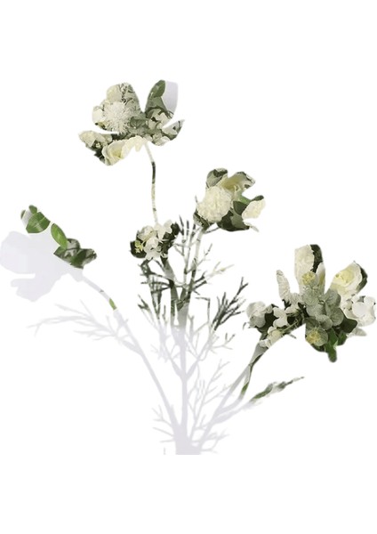 100CM Lüks Beyaz Gül Yapay Çiçek Sıra Düğün Masa Centerpiece Çiçekler Backdrop Duvar Kemerler Dekor Parti Sahne Çiçek Mor / Boyut100CM (Yurt Dışından)