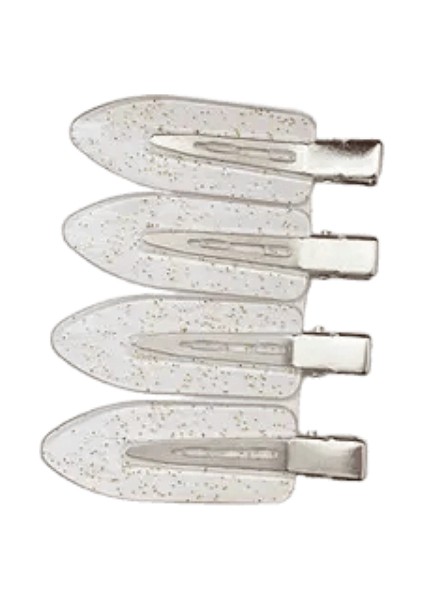4pcs/set Güzellik Salonu Kesintisiz Saç Tokaları Profesyonel Stil Makyaj Aracı Patlamalar Parıltı Saç Klibi (Yurt Dışından)