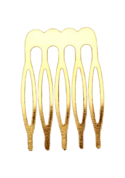 10PCS/LOT Rhodyum/bronz Altın Gelin Saçkoplar Kaçak Taraklar Ascesorio Düğün Saç Pimleri Pelo Alambre Cazibe Aksesuarlar 5 Diş Gümüş (Yurt Dışından)