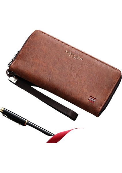 Yeni Erkek Rahat Çoklu Kart Uzun Cüzdan Çanta (Yurt Dışından)