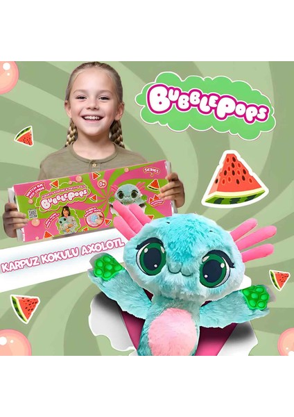 Kokulu Peluş S1 - Karpuz Kokulu Axolotl