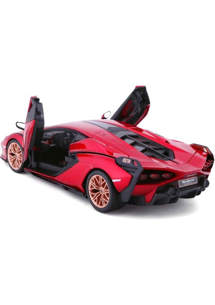 1:24 Lamborghini Sian Fkp 37 Model Araba - Kırmızı