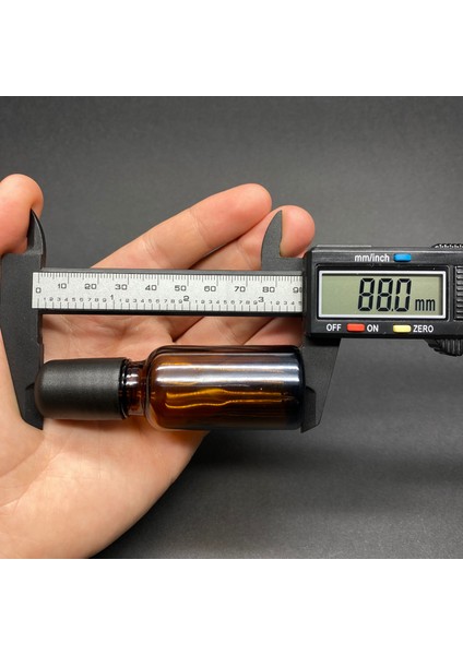 20 cc Amber Cam Roll On Şişesi , Siyah Kapaklı Rollon Şişe 20 ml x 3 Adet modelleri