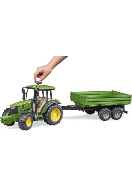 John Deere 5115M Traktör Ve Römork - BR02108