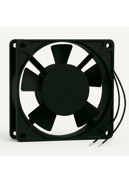 180X180X65 (Kare Fan) 230V Ac 5 Kanatlı Rulmanlı Better Fan
