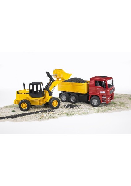 MAN Damperli Kamyon ve FR130 Kepçe BR02752
