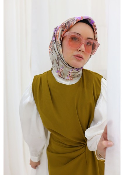 Twill Ipek Eşarp 11457-08