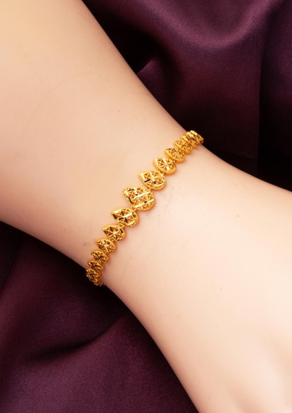 Su Damlası 22 Ayar Sarı Altın Bileklik modelleri