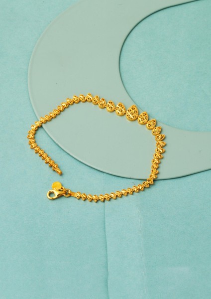 Su Damlası 22 Ayar Sarı Altın Bileklik indirimleri