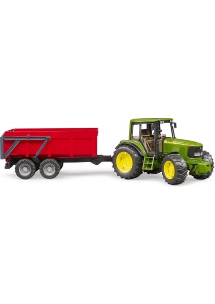John Deere 6920 Traktör+ Kırmızı Römork 02057