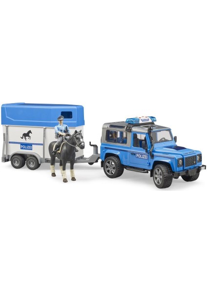 Land Rover Polis Aracı At Nakil Römorku Memur ve Atı BR02588 fiyatları