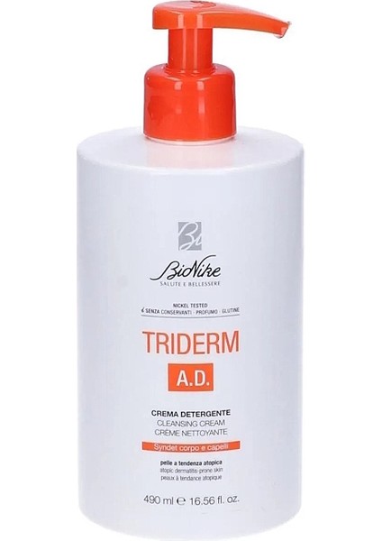 Triderm A.d. Temizleyici Krem 490 ml