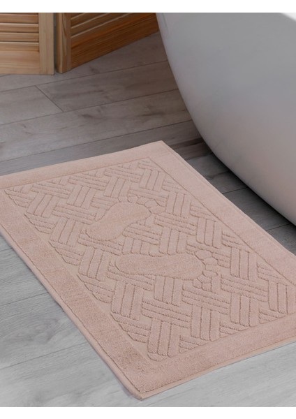 Banyo Zikzak Desenli Ultra Kalın Pamuk Ayak Havlusu 50 x 70 cm fiyatları