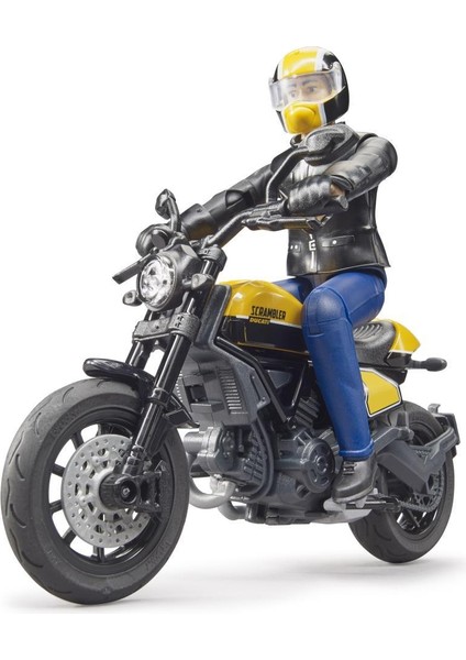 Ducatı F. Throttle Motorsiklet ve Sürücü BR63053