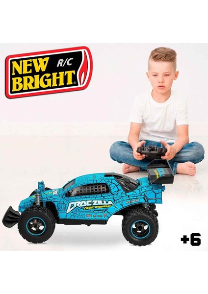 1:16 Croc-Zilla Uzaktan Kumandalı Araba - Mavi