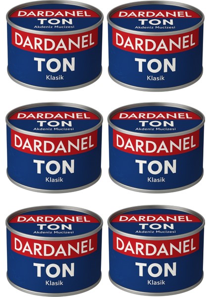 Ayçiçek Yağlı Klasik Ton Balığı 1705 gr x 6 Adet