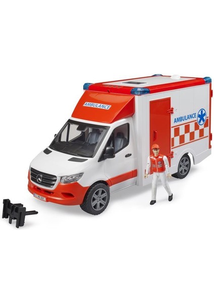 Mercedes Benz Sprinter Sirenli Ambulans ve Ekibi BR02676