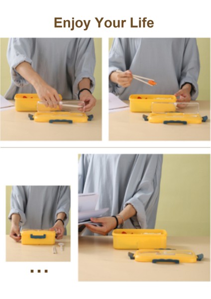 Taşınabilir Yemek Kutusu Sızıntıya Karşı Dalı Mikrodalga Isıtmalı (Yurt Dışından) fiyatları