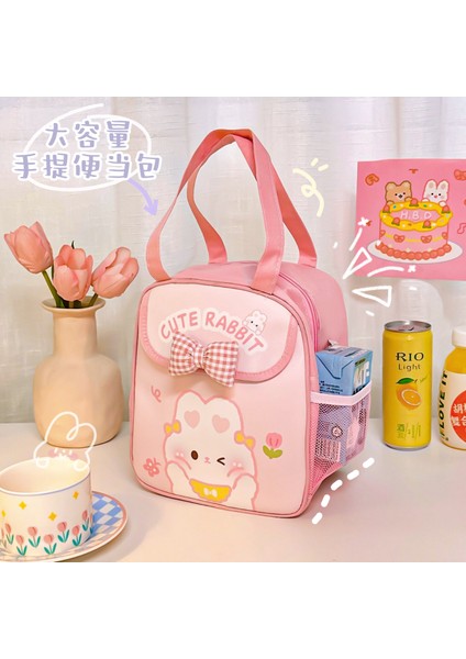 Sevimli Taşınabilir Alüminyum Folyo Yemek Kutusu Bej Süt Çayı Ayısı (Yurt Dışından) fiyatları