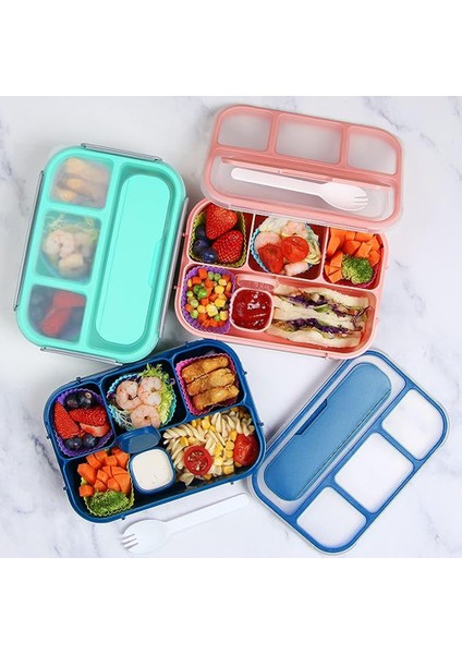 7'li 1300ML 4 Bölmeli Bento Kutusu Seti (Yurt Dışından) fırsatları