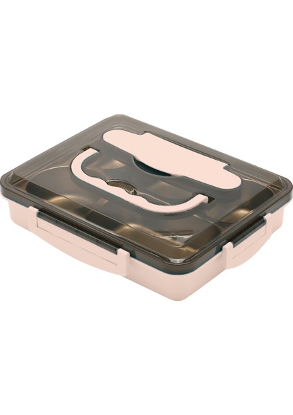 Paslanmaz Çelik 5 Bölmeli Sızıntısız Yemek Kutusu (Yurt Dışından)