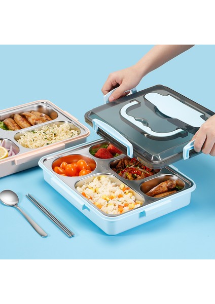 Paslanmaz Çelik 5 Bölmeli Sızıntısız Yemek Kutusu (Yurt Dışından) fiyatları