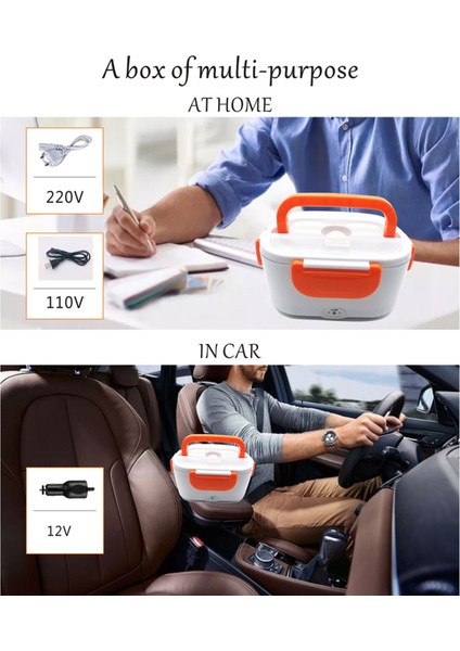 Elektrikli Isıtmalı Yemek Kutusu Iki - In - Bir Paslanmaz Çelik (Yurt Dışından) modelleri