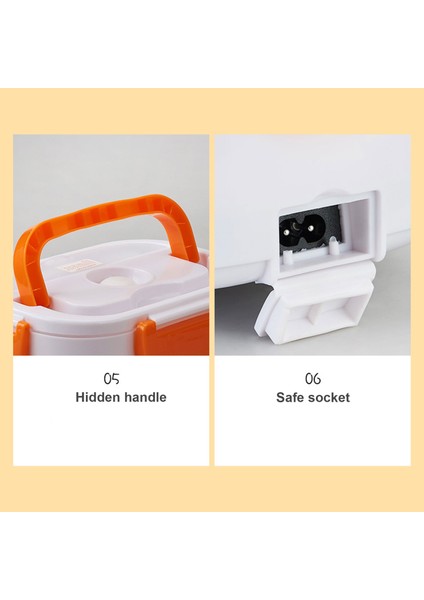 Elektrikli Isıtmalı Yemek Kutusu Iki - In - Bir Paslanmaz Çelik (Yurt Dışından) indirimleri