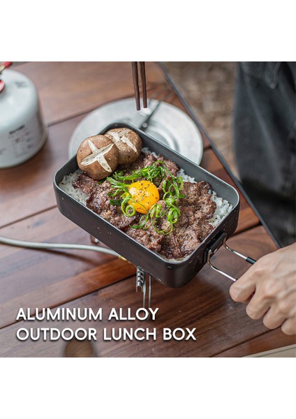 Kamp ve Yürüyüş Için Dışa Doğru Alüminyum Çelik Yemek Kutusu (Yurt Dışından) fiyatları