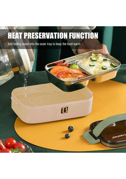 1.4l Çıkarılabilir 304 Paslanmaz Çelik Pembe Iki Katlı Büyük Kapasiteli Yemek Kutusu (Yurt Dışından) indirimleri