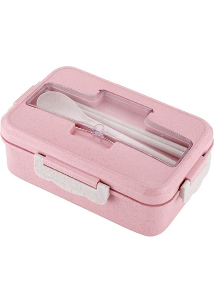 Sızıntıya Karşı Dalı 3 Bölmeli Bento Kutusu, Mikrodalga ve Bulaşık Makinesi Ile Uyumludur (Yurt Dışından)