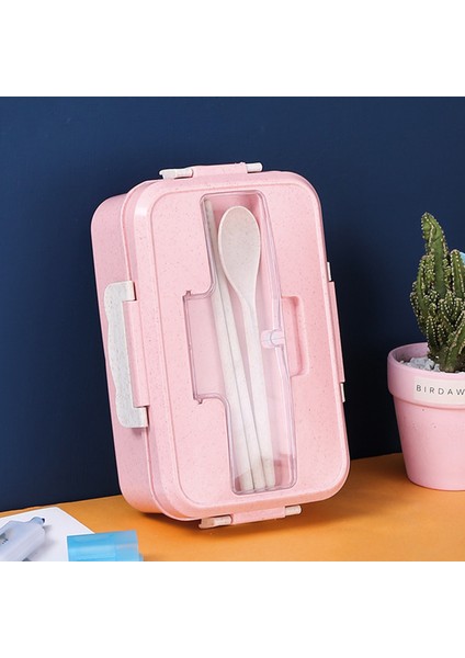 Sızıntıya Karşı Dalı 3 Bölmeli Bento Kutusu, Mikrodalga ve Bulaşık Makinesi Ile Uyumludur (Yurt Dışından) fırsatları