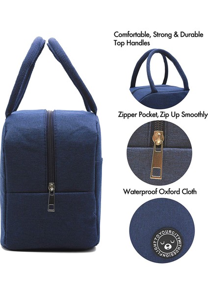 Iş ve Okul Için Isı Yalıtımlı Tekrar Kullanılabilir Yemek Çantası (Yurt Dışından) fırsatları