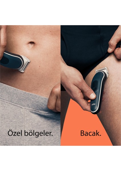 Bodygroomer 5 Bg 5340 Skinshield Teknolojisi, 3 Ek Parçalı Vücut Bakım Seti