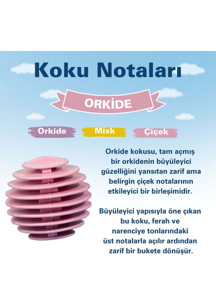 Kurutma Makinesi Orkide Koku Kapsülü 2'li Paket (Blooming Orchid) -40 Kurutma modelleri
