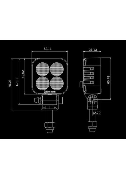 Off-Road LED ve Geri Vites Lamba Unity 10W 809234