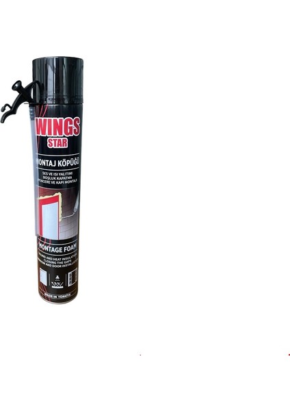 Montaj Köpüğü Ses ve Isı Yalıtımı Boşluk Kapatma Pencere ve Kapı Montajı 750 ml (600GR)