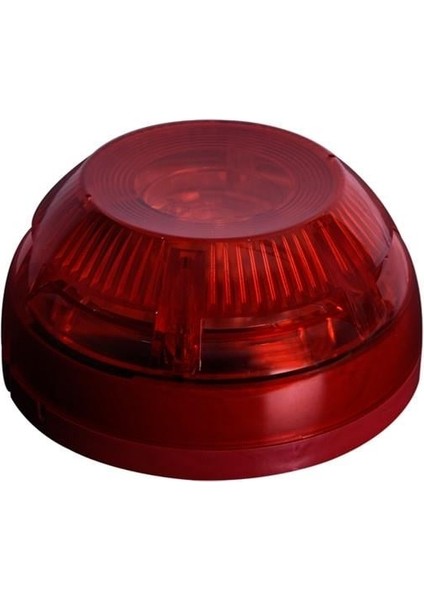 Teknım TFS-3192R Konvansiyonel Flaşörlü Kırmızı Pencereli Yangın Alarm Sireni
