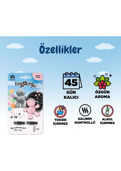 Aşk Serisi 2li Paket Şekerli Meyve Araç Kokusu (Candy Kisses) -45 Gün -Oto Kokusu Parfüm fiyatları
