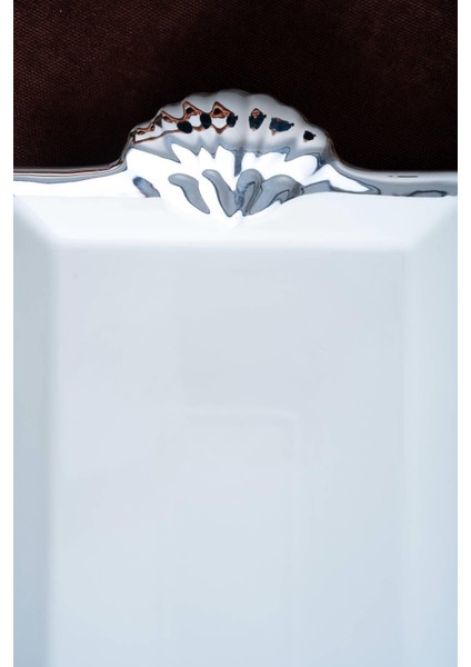 Arven Dikdörtgen Silver Sunum Tepsi - 33 cm indirimleri