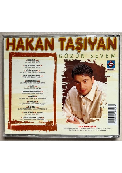Hakan Taşıyan Gözün Sevem CD (Orjinal 1998 Dönem Baskı)