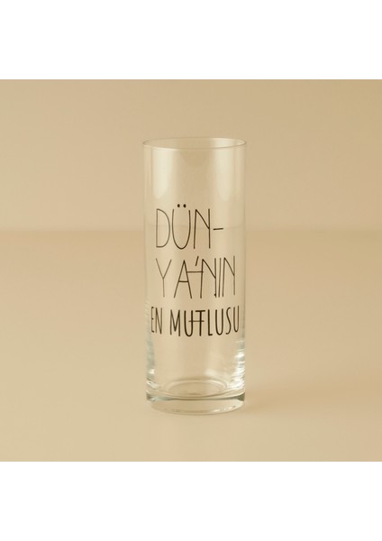 Happy 6'lı Rakı Bardağı Siyah (180 cc)